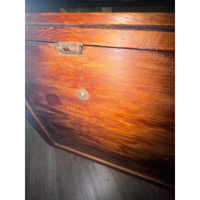 Antique Mexican Spanish Colonial Iron-Clad Coffer Chest With Three Drawers, Circa 1900 For Sale - Image 11 of 12