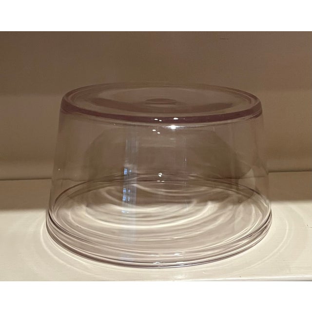 Antique 19th Century American Free Form Blown Glass Bowl With Rolled Lip and Polished Pontil For Sale - Image 14 of 17