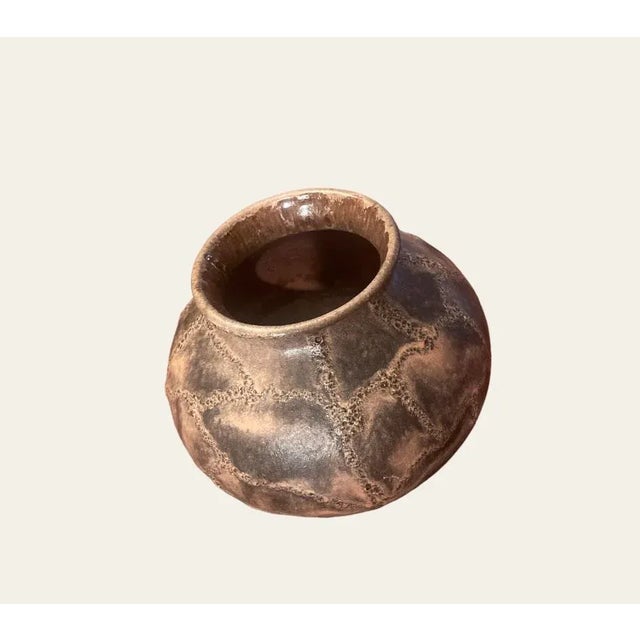Modern Vintage Lava Vase For Sale - Image 3 of 8