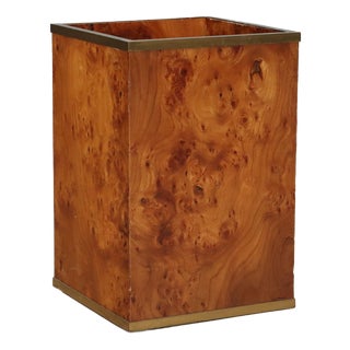 Vintage Burl Wood Umbrella Stand, 1970s For Sale