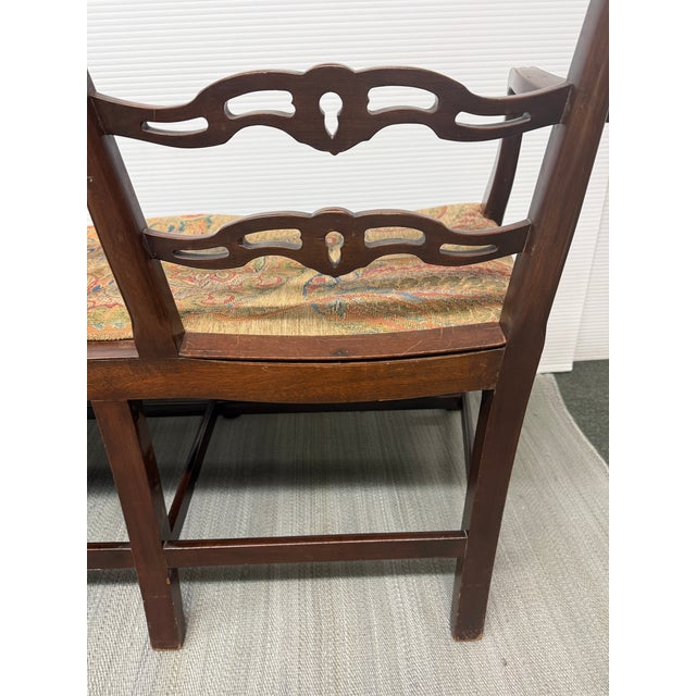 19th Century Chippendale Triple-Back Settee For Sale In San Francisco - Image 6 of 12