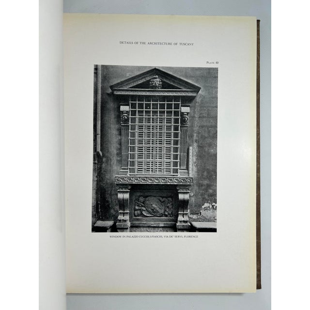 Textile 1920s Illustrated Folio, Harold Donaldson Eberlein's Details of the Architecture of Tuscany - 1 Book For Sale - Image 7 of 14