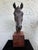 1970s Mid-Century Modern Cast Metal Horse Head Sculpture on Walnut Base, Bronze Finish For Sale In Orlando - Image 6 of 12