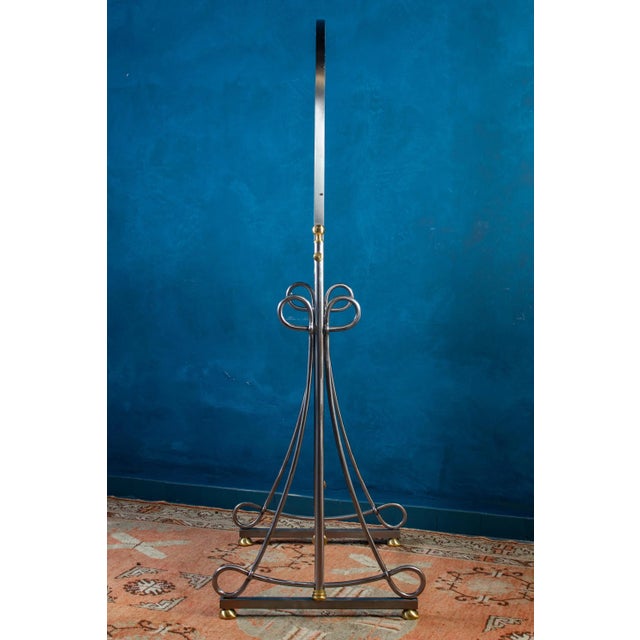 Italian Steel Psyche Mirror by Alberto Orlandi, 1970s For Sale - Image 13 of 14