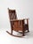 Brown Antique Mission Rocking Chair For Sale - Image 8 of 12