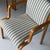 c. 1980s. Price is for the set of 10. Contact us if you’d like to purchase a single item. Reupholstered in striped fabric...