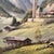 Early 20th Century Mid Century Modern Oil Painting Alpine Church Landscape by Othmar Wagner Austria For Sale In Chicago - Image 6 of 12