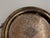 Silverplate Engraved Round Handled Tray, Vintage For Sale - Image 10 of 12