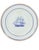 Set of twelve mid 20th century Spode Tradewinds salad plates featuring the clipper ship George of Salem rendered in cobalt...