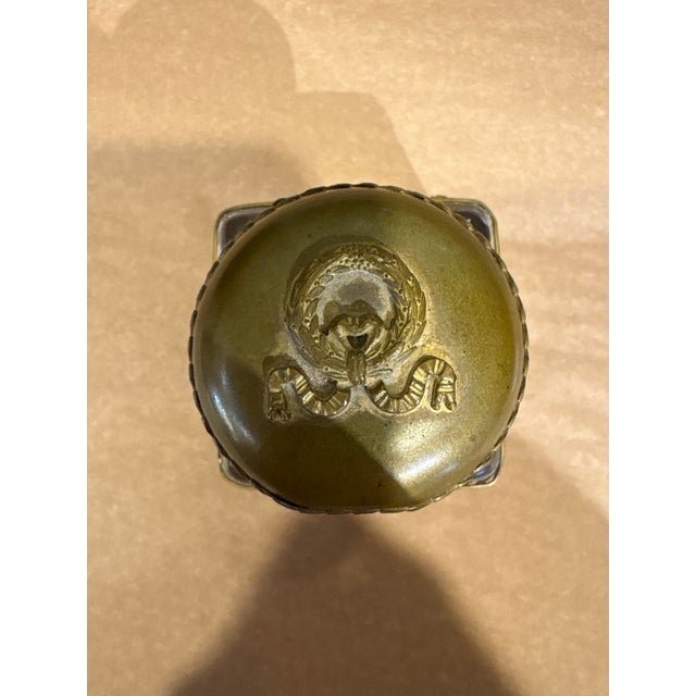 Late 19th Century Antique French Ormolu Inkwell For Sale - Image 5 of 8