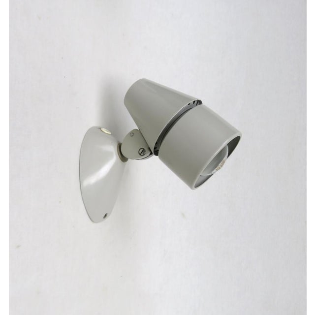 Kaiser Wall Lights in Light Gray, 1950s, Set of 2 For Sale - Image 15 of 18
