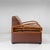 Art Déco Italian Convertible Armchair / Sleeper Chair in Brown Eco-Leather, 1920s. For Sale - Image 6 of 18