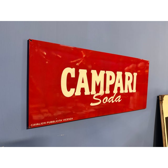 Vintage Campari Soda Sign, 1970s For Sale - Image 3 of 4