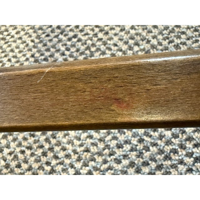 1950s Illuminati Wikkelso Teak Danish Modern Rush Woven Lounge Chair For Sale - Image 11 of 14