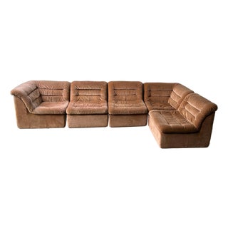 Mid-Century Modern Modular Sofa by Rodney Kinsman for OMK, 1970s, Set of 5 For Sale