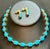 60ct Natural Sleeping Beauty Turquoise & Diamond Tennis Necklace & Earrings Set For Sale - Image 11 of 18