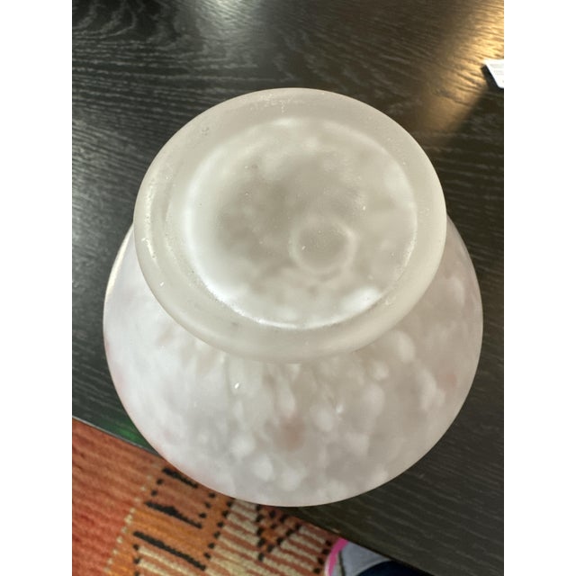 Art Deco Vase in Marmoreal Glass and Pewter Decoration, 1920 For Sale - Image 9 of 9