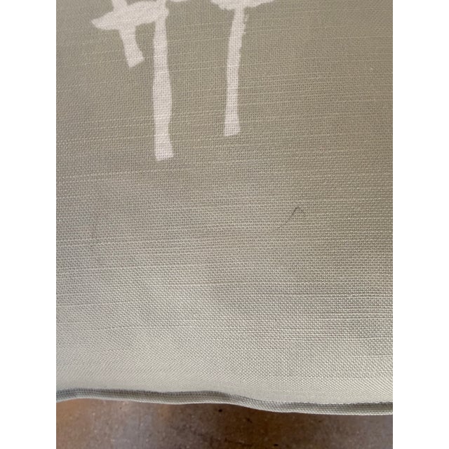 Truett Sage & White Branch Accent Pillow For Sale - Image 4 of 4