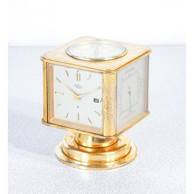 Angelus Table Clock with Date and Instruments, 1960s For Sale - Image 18 of 18