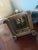 1940 Art Nouveau Bronze and Brass Figural Statue Table Lamp With Shade For Sale - Image 10 of 12