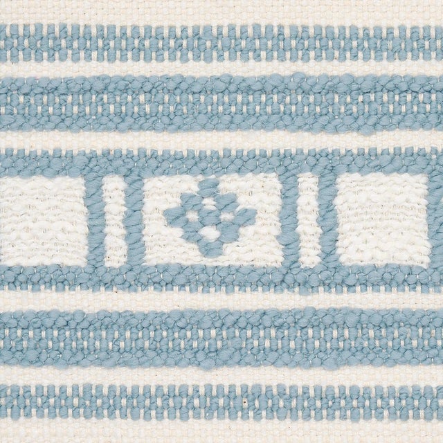 Contemporary SAMPLE - Schumacher Buena Vista Fabric In Sky For Sale - Image 3 of 4