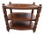 1990s Thomasville British Gentry End Table Burlwood Top End Table 3 Tier Barley Twist For Sale