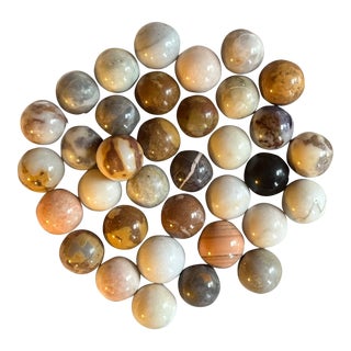 Collection of Grand Tour Specimen Marble Spheres or Balls For Sale