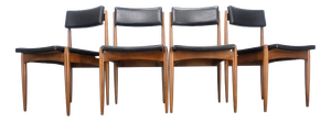 Mid-Century Dining Chairs, Denmark, 1970s, Set of 4
