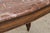 Wood Pair Vintage Italian Neoclassical Marble Top Occasional Tables For Sale - Image 7 of 15