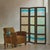 An Italian Murano glass screen or room divider by Leucos, crafted in the 1980s and handmade in Murano, the historic island...