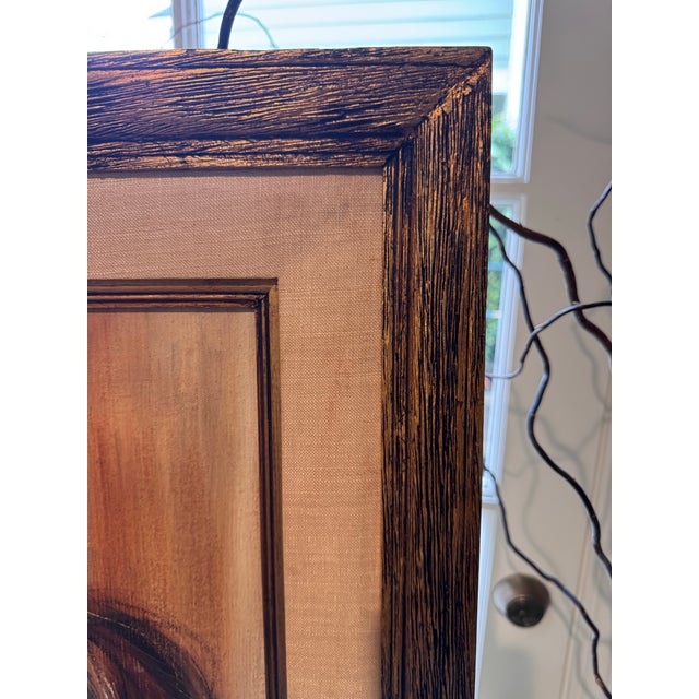 Rita Asfour “The Two Darlings” 1967 Original Oil on Canvas Signed & Framed For Sale In Los Angeles - Image 6 of 6