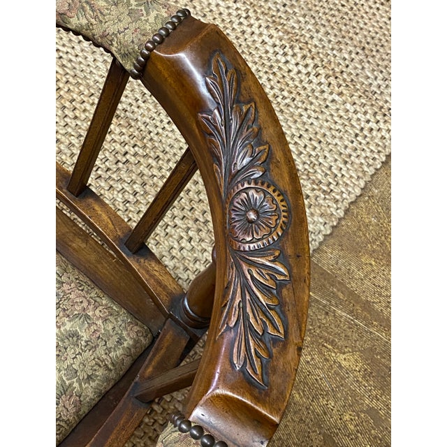 Wood 1860s Antique English Corner Chair For Sale - Image 7 of 13