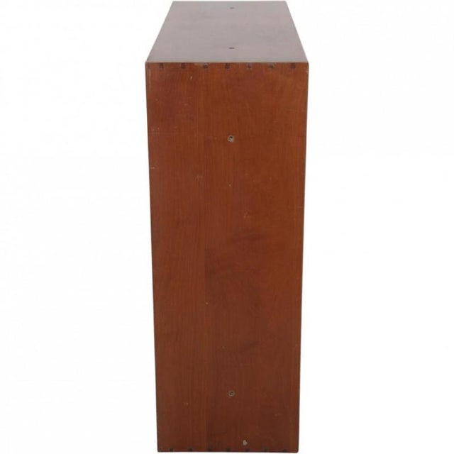 Mogens Koch bookcase made of lacquered mahogany. The bookcase is from the 1980s and appears in good condition but with...