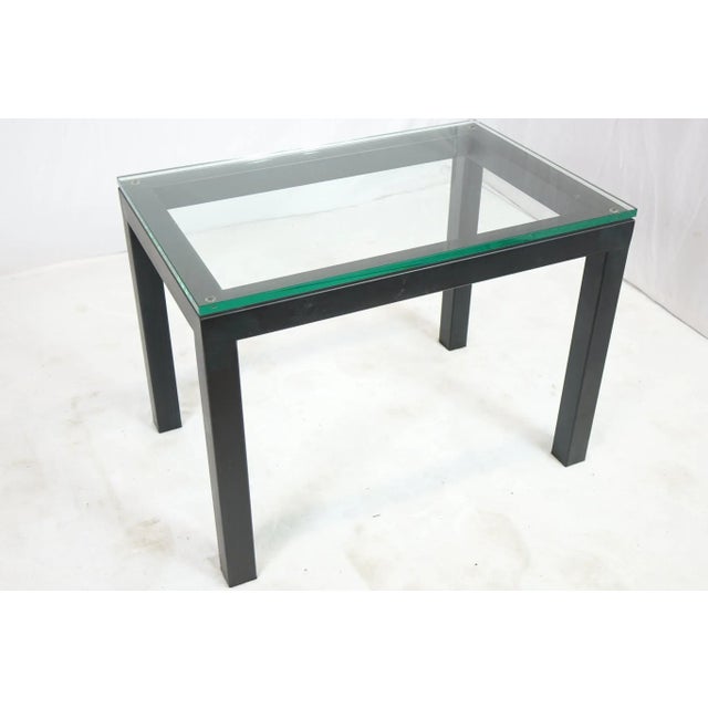 Black Mid 20th Century Modern Side Table For Sale - Image 8 of 8