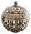 Maitland-Smith Tessellated Bone Spherical Lidded Trinket Box For Sale