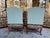 Set of Regency Armchairs Upholstered with Small Dots For Sale - Image 10 of 12