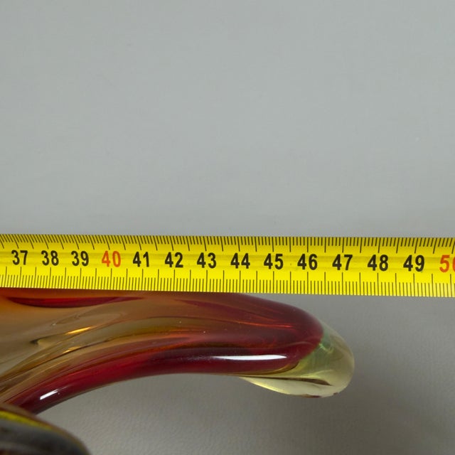 Modern Polychrome Sommerso Murano Glass Centerpiece, 1970s For Sale - Image 12 of 15