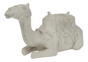 Vintage C1960's Cement Camel in Repose Sitting Position Decorative Accent And/Or Object