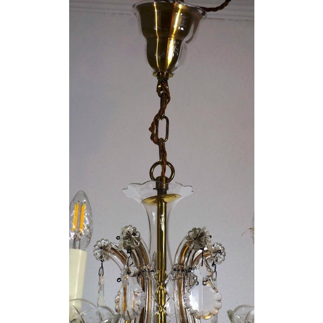 Maria Theresia 5-Light Chandelier from Palwa, 1960s For Sale - Image 4 of 11