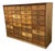 Thirty Two Drawer Apothecary Wood Cabinet, Vintage For Sale