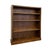 1970s Vintage Mid Century Modern Stained Wood Adjustable Book Shelf. For Sale - Image 5 of 9