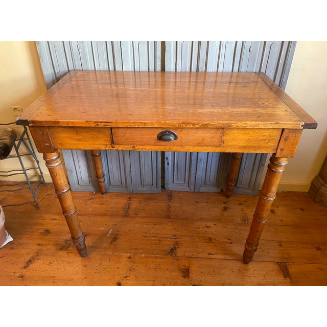 Small French Table in Faux Bamboo, 1890s For Sale - Image 14 of 17