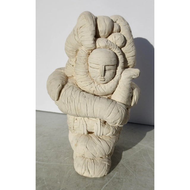Ceramic Pierre Yves Hervy-Vaillant Ceramic Bisque Sculpture Circa 1990s For Sale - Image 7 of 9