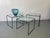 1970s Modernist Italian Steel and Glass Set of Nesting Tables, 1970s, Set of 3 For Sale - Image 5 of 9