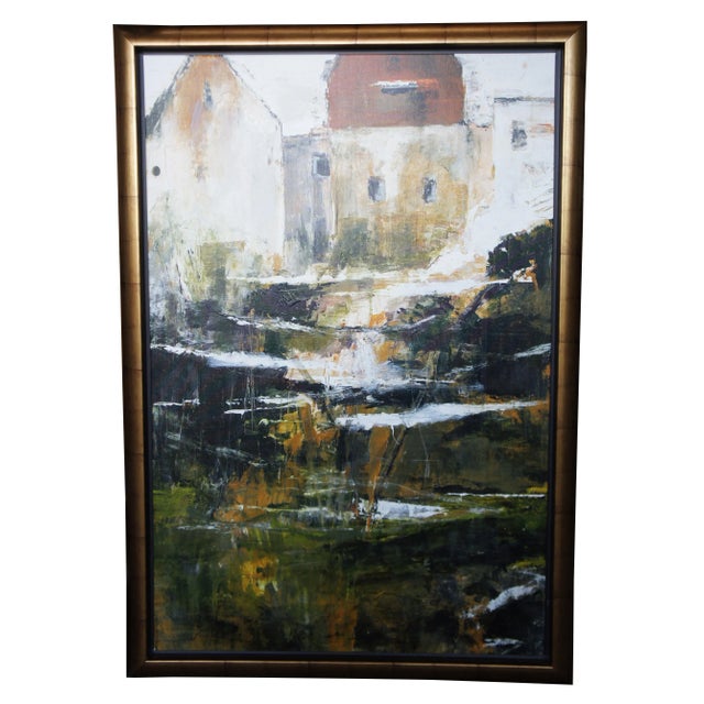 Calais by Paul Vernes Giclee Canvas Print 1/500 Abstract Landscape France 80" For Sale - Image 13 of 13