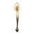 Antique Colonial 11.25 In. Polished Brass Door Pull Handle For Sale