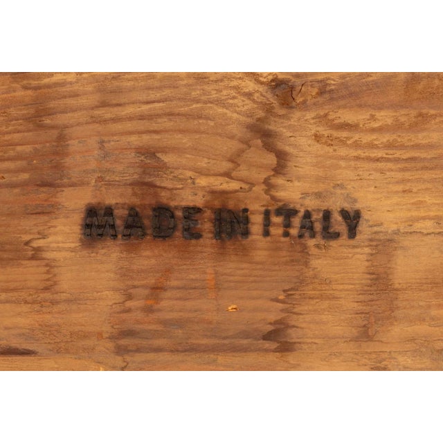 Italian Walnut Serpentine Commode For Sale - Image 9 of 9