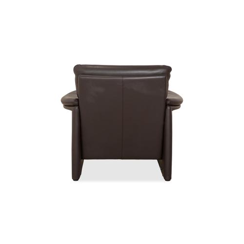 Zento Armchair in Dark Brown Leather from Cor For Sale - Image 10 of 13