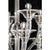 Transparent Linear Murano Glass Chandelier by Simoeng For Sale - Image 6 of 7