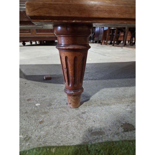 Antique French Louis XVI Revival Mahogany Marble Top Dining Room Suite For Sale - Image 18 of 18